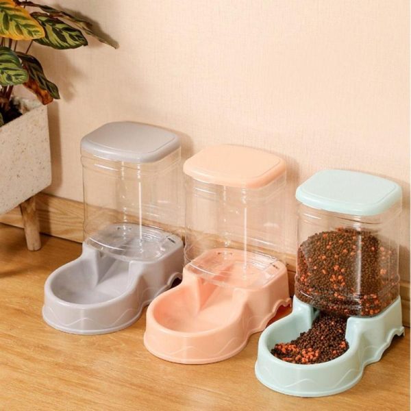 Cats |   Durable Plastic Dog Food Bowl Cat Drinking Bowl Pet Water Dispenser Dog Automatic Feeder Cats Cats