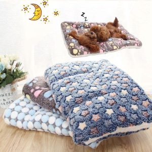 Cats |   Soft Flannel Thickened Pet Fleece Pad Bed Mat Blanket For Puppy Dog Cat Warm Sleeping Pad Cats Cats