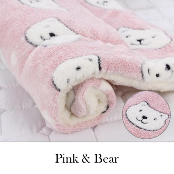 Cats |   Soft Flannel Thickened Pet Fleece Pad Bed Mat Blanket For Puppy Dog Cat Warm Sleeping Pad Cats Cats