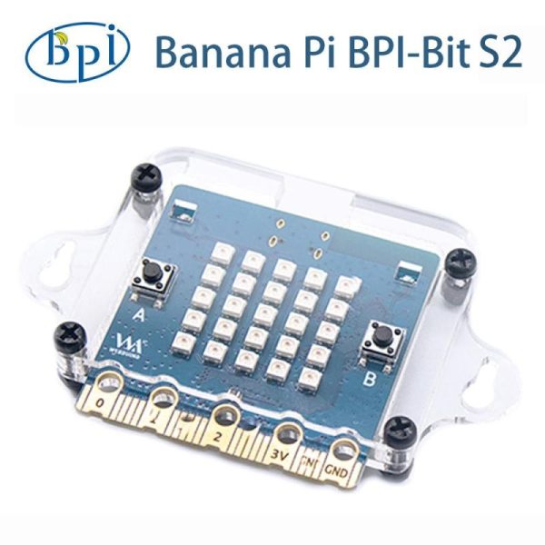 Diy Electronics |   Banana Pi Bpi-Bit S2 Esp32-S2Fn4R2 32 Bit Single-Core Processer Support Webduino, Arduino, Micropython For Steam Education Diy Electronics Diy Electronics