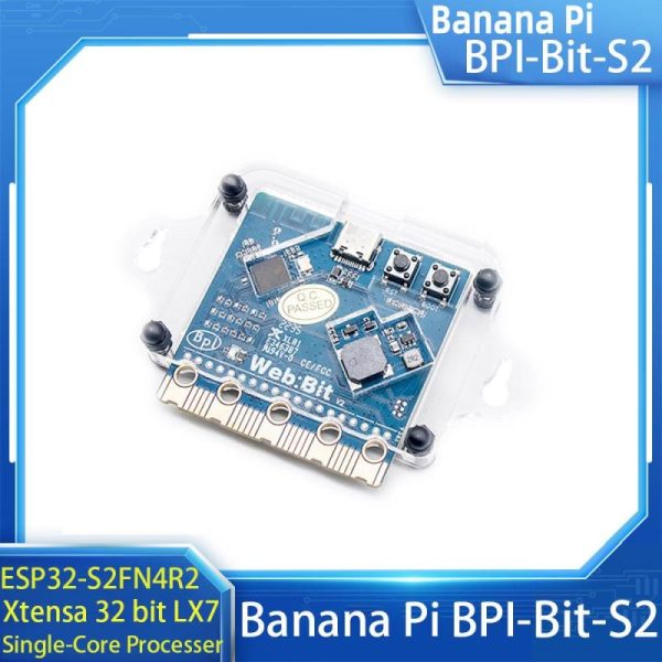 Diy Electronics |   Banana Pi Bpi-Bit S2 Esp32-S2Fn4R2 32 Bit Single-Core Processer Support Webduino, Arduino, Micropython For Steam Education Diy Electronics Diy Electronics