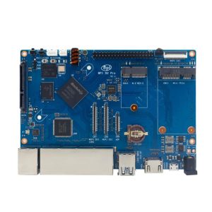 Diy Electronics |   Banana Pi Bpi-R64 Mediatek Mt7622 64 Bit Dual-Core Arm 1G Ddr3 8G Emmc Support 4G Module Bt5.0 Wifi Poe Sata Opensource Router Electronics Diy Electronics