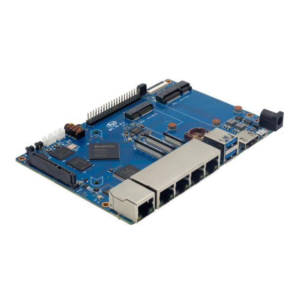 Diy Electronics |   Banana Pi Bpi-R64 Mediatek Mt7622 64 Bit Dual-Core Arm 1G Ddr3 8G Emmc Support 4G Module Bt5.0 Wifi Poe Sata Opensource Router Electronics Diy Electronics