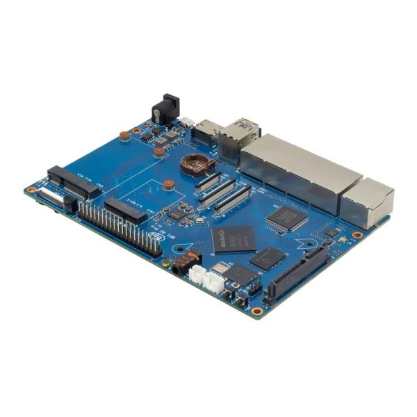 Diy Electronics |   Banana Pi Bpi-R64 Mediatek Mt7622 64 Bit Dual-Core Arm 1G Ddr3 8G Emmc Support 4G Module Bt5.0 Wifi Poe Sata Opensource Router Electronics Diy Electronics