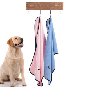 Dogs |   Dog Cat Bath Towel Microfiber Absorbent Towel Soft Comfortable Pet Supplies 5090cm Dogs Dogs