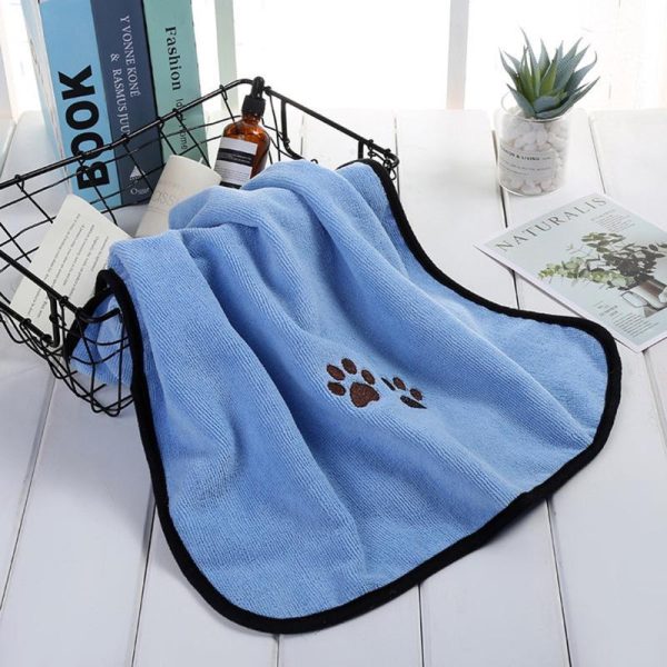 Dogs |   Dog Cat Bath Towel Microfiber Absorbent Towel Soft Comfortable Pet Supplies 5090cm Dogs Dogs