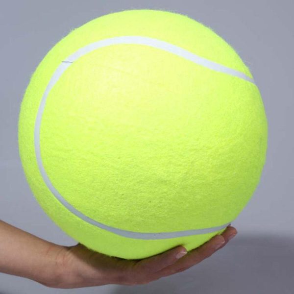 Dogs |   Giant 24cm  Dog Tennis Ball Large Pet Ball Toys Funny Outdoor Sports Dog Ball Gift Dog Toy Pet Toy Oversized Tennis Dogs Dogs