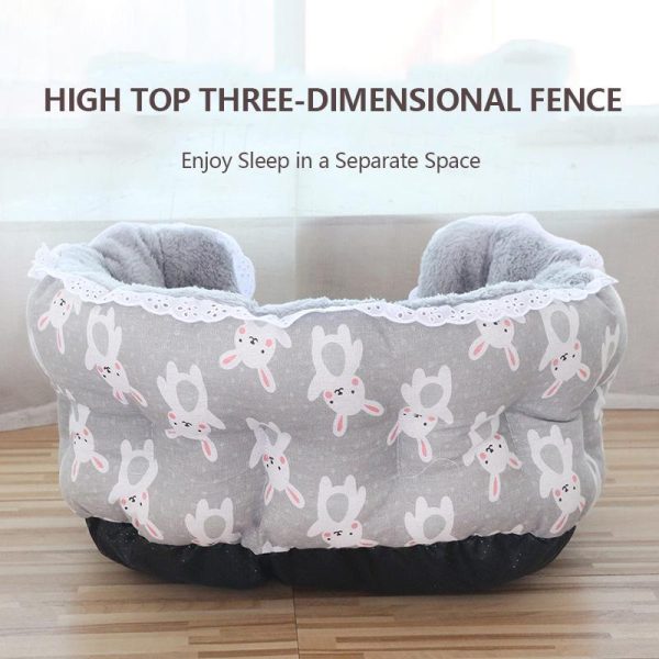 Dogs |   Heightened Pet Dog Bed For Dogs Cats Lace Winter Warm Pet Sleeping Nest Soft Plush Puppy Bed Dog Sofa Pet Supplies Dogs Dogs