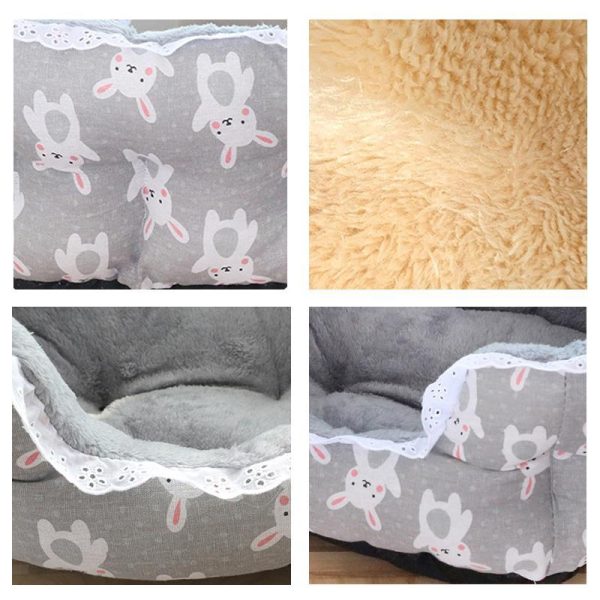 Dogs |   Heightened Pet Dog Bed For Dogs Cats Lace Winter Warm Pet Sleeping Nest Soft Plush Puppy Bed Dog Sofa Pet Supplies Dogs Dogs