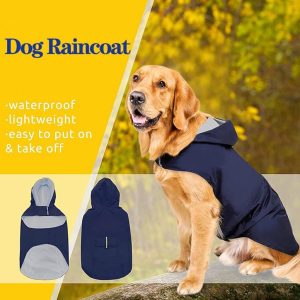 Dogs |   Reflective Super Waterproof Hooded Clothes For Pets Dog Clothes Dogs Dogs