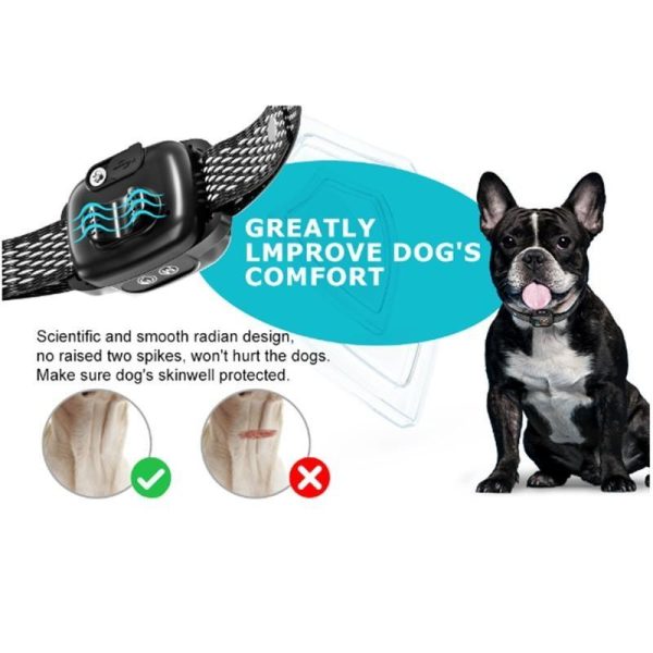 Dogs |   Smart Dog Training Anti Bark Collar Adjustable Sensitivity Smart Anti Barking Collar Vibration Shock Modes For Small/Medium/Large Dogs Dogs Dogs