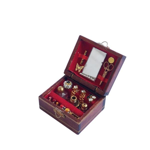 Dolls & Accessories |   1:12 Dollhouse Accessories Mini Jewelry Box Dollhouse Miniatures Diy Miniatures Doll House Furniture Toy House Dolls & Accessories Dolls & Accessories