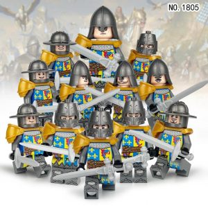 Dolls & Accessories |   12Pcs Medieval Soldier Building Toy Doll Puzzle Building Toy Gift For Children Dolls & Accessories Dolls & Accessories