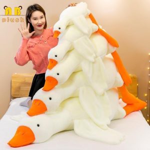 Dolls & Accessories |   160cm  Kids Cute Duck Big White Goose Plush Doll Toy Soft Cushion Baby Sleeping Pillow Stuffed Animal Doll Girl Christmas Toys Dolls & Accessories Dolls & Accessories