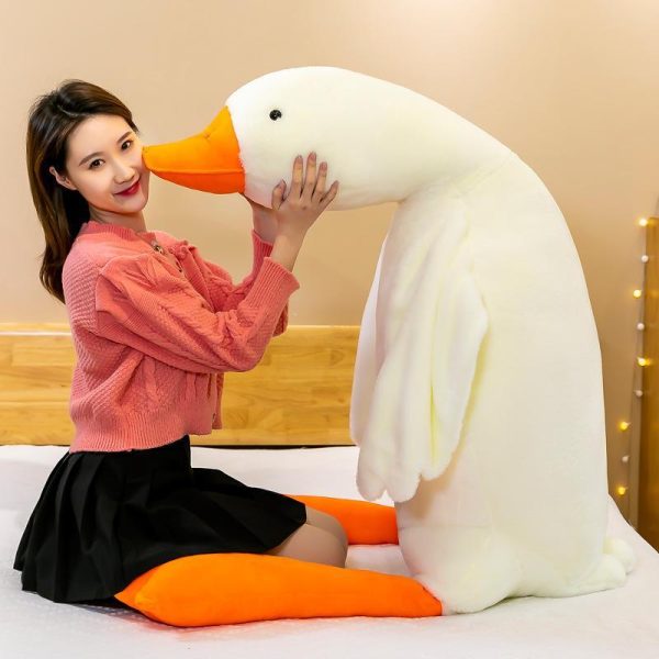 Dolls & Accessories |   160cm  Kids Cute Duck Big White Goose Plush Doll Toy Soft Cushion Baby Sleeping Pillow Stuffed Animal Doll Girl Christmas Toys Dolls & Accessories Dolls & Accessories