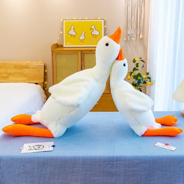 Dolls & Accessories |   160cm  Kids Cute Duck Big White Goose Plush Doll Toy Soft Cushion Baby Sleeping Pillow Stuffed Animal Doll Girl Christmas Toys Dolls & Accessories Dolls & Accessories