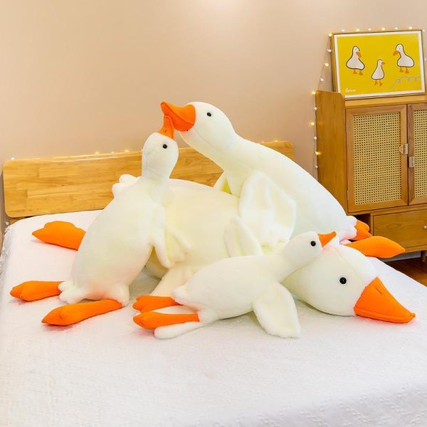 Dolls & Accessories |   160cm  Kids Cute Duck Big White Goose Plush Doll Toy Soft Cushion Baby Sleeping Pillow Stuffed Animal Doll Girl Christmas Toys Dolls & Accessories Dolls & Accessories