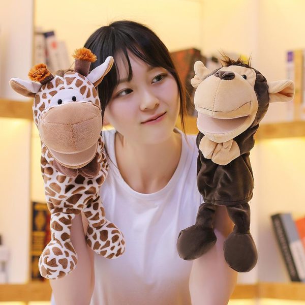 Dolls & Accessories |   22 Styles Cartoon Animal Hand Puppet Parent-Child Educational Toy Game Doll Cartoon Animal Lion Elephant Pig Appease Toys Birthday Gifts For Children Dolls & Accessories Dolls & Accessories