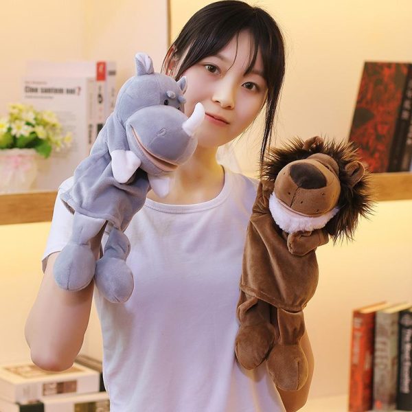 Dolls & Accessories |   22 Styles Cartoon Animal Hand Puppet Parent-Child Educational Toy Game Doll Cartoon Animal Lion Elephant Pig Appease Toys Birthday Gifts For Children Dolls & Accessories Dolls & Accessories