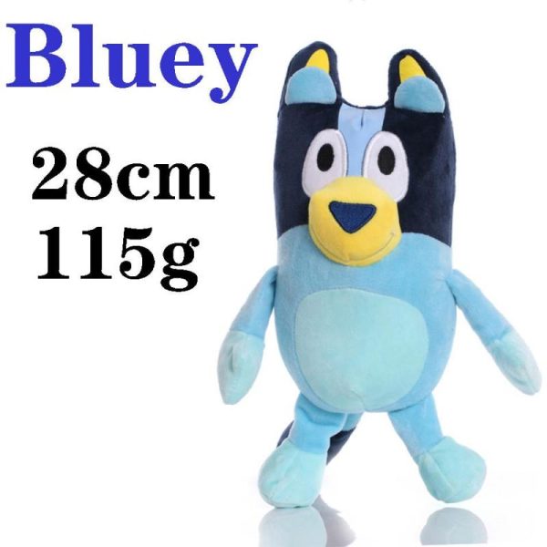 Dolls & Accessories |   28cm  Bluey Bingo Plush, Peluche Blueyed Dog Bingo Family Plush Toy Cartoon Dog Soft Stuffed Animals Dolls Birthday Christmas Gifts Family Blue-Y Bingo Dolls & Accessories Dolls & Accessories