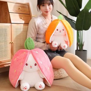 Dolls & Accessories |   Exquisite Lovely Ornament Elastic Plush Easter Bunny Animal Girl Doll Toy Decoration Rabbit Dolls & Accessories Dolls & Accessories