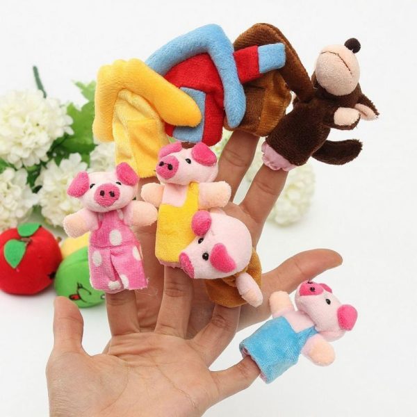 Dolls & Accessories |   Finger Puppets Cloth Family Doll Baby Educational Hand Toy Story Kid Dolls & Accessories Dolls & Accessories