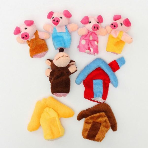 Dolls & Accessories |   Finger Puppets Cloth Family Doll Baby Educational Hand Toy Story Kid Dolls & Accessories Dolls & Accessories