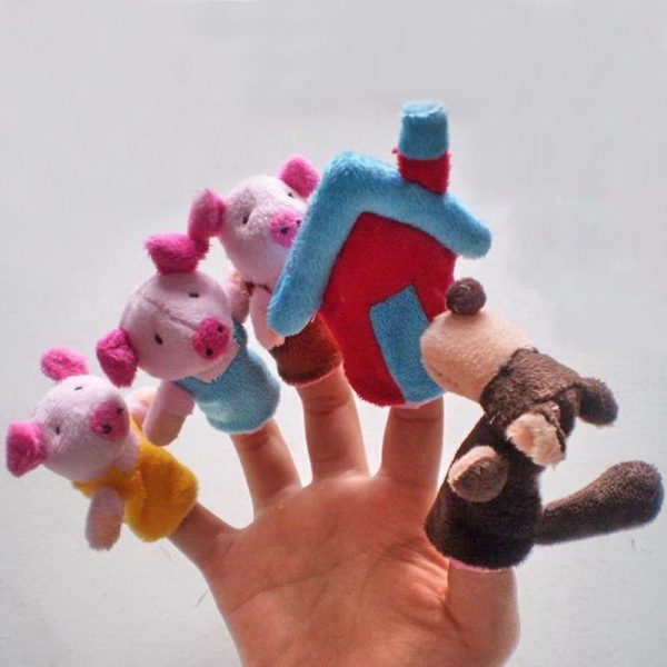 Dolls & Accessories |   Finger Puppets Cloth Family Doll Baby Educational Hand Toy Story Kid Dolls & Accessories Dolls & Accessories