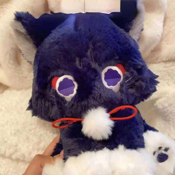 Dolls & Accessories |   Game Genshin Impact Scaramouche Cat Plush Collection Model Purple Cat Doll Toy Plushine For Kid Birthday Gift Dolls & Accessories Dolls & Accessories