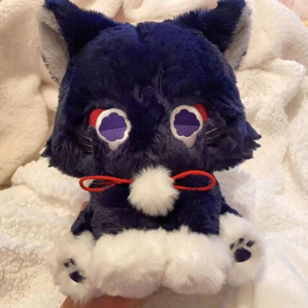 Dolls & Accessories |   Game Genshin Impact Scaramouche Cat Plush Collection Model Purple Cat Doll Toy Plushine For Kid Birthday Gift Dolls & Accessories Dolls & Accessories