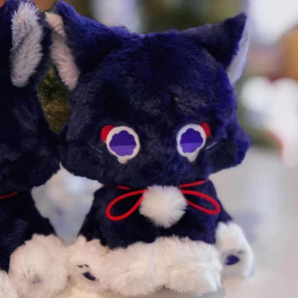 Dolls & Accessories |   Game Genshin Impact Scaramouche Cat Plush Collection Model Purple Cat Doll Toy Plushine For Kid Birthday Gift Dolls & Accessories Dolls & Accessories