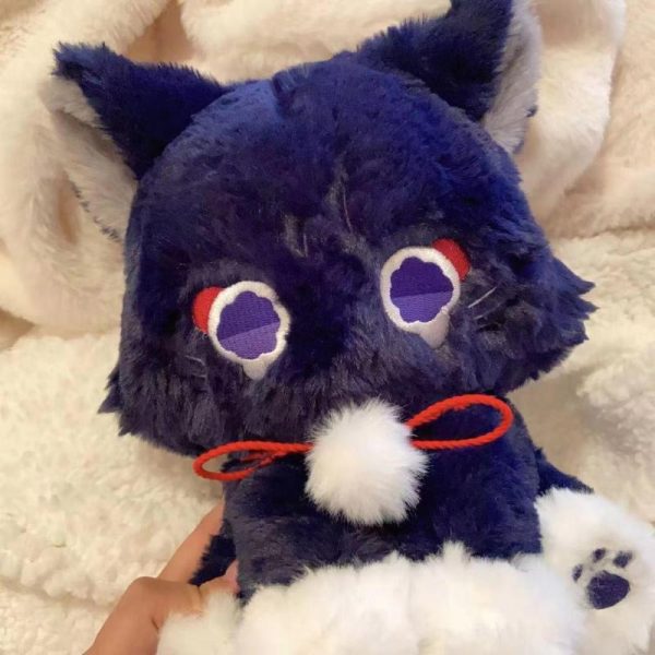 Dolls & Accessories |   Game Genshin Impact Scaramouche Cat Plush Collection Model Purple Cat Doll Toy Plushine For Kid Birthday Gift Dolls & Accessories Dolls & Accessories