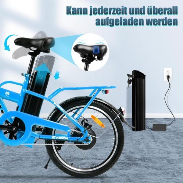 E-Bikes & E-Scooters |   Kaisda K7S Electric Bike 20X1.95 Inch Tire 36V 350W Motor 25-28Km/H Max Speed 12.5Ah Battery 45-75Km Range 120Kgload E-Bikes & E-Scooters E-Bikes & E-Scooters