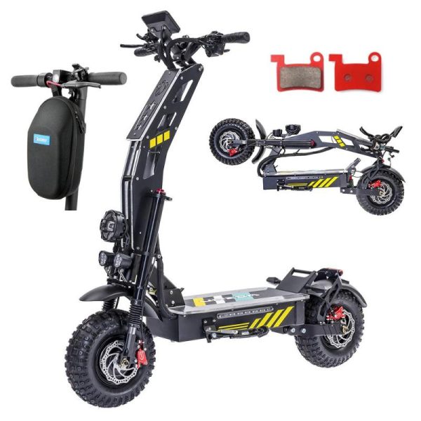 E-Bikes & E-Scooters |   T116Plus 14Inch Spuer Off Road Electric Scooter Dual Motor 8000W 60V 40Ah Escooter 100Km/H Max Load 400Kg Hydraulic Brake E-Bikes & E-Scooters E-Bikes & E-Scooters