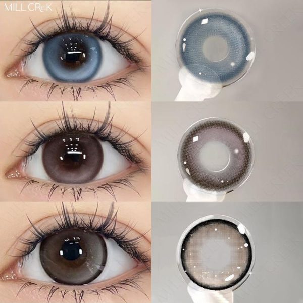 Eye Care Products |   Mill Creek 2 Color Contact Lenses 14.5Mm Large Diameter Blue Soft Hydrophilic Lenses Yearly Use Contatct Lens Wt 40% Eye Care Products Eye Care Products