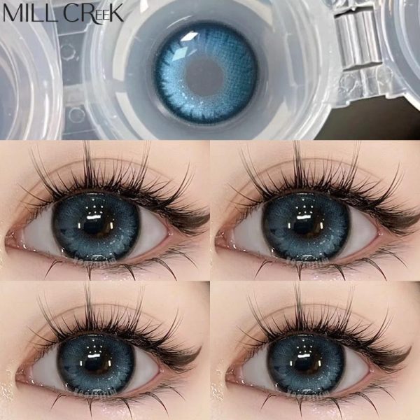 Eye Care Products |   Mill Creek Green Contact Lens With Grade Midnight Forest 14.2Mm Natural Yearly Use 0~-8.00 Degree Halloween Witch Cosplay Contact Lens Eye Care Products Eye Care Products