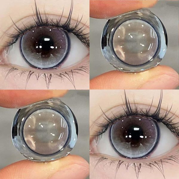 Eye Care Products |   Mill Creek Ice Blue Contact Lenses With Grades 14.2Mm Small Diameter Fine Circle Round Contact Lenses Cosplay Blue Contact Lenses 1 Year Use Genuine Eye Care Products Eye Care Products