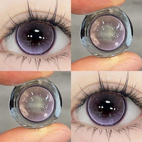 Eye Care Products |   Mill Creek Ice Blue Contact Lenses With Grades 14.2Mm Small Diameter Fine Circle Round Contact Lenses Cosplay Blue Contact Lenses 1 Year Use Genuine Eye Care Products Eye Care Products