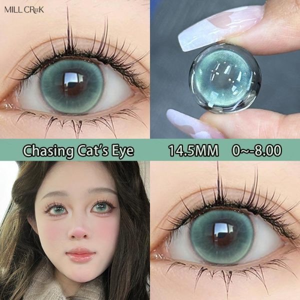 Eye Care Products |   Millcreek Blue Contact Lenses 14.5Mm Chameleon Series Cosplay Halloween Eye Cosmetic Contact Lenses Soft Comfort Hydrogel Eye Care Products Eye Care Products