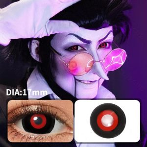 Eye Care Products |   Pseyeche 17Mm Role Playing Contact Lenses Tokyo Ghoul Black And Red Mini Sclera Lenses Halloween Contact Lenses 1 Pair Yearly Crazy Lens Eye Care Products Eye Care Products