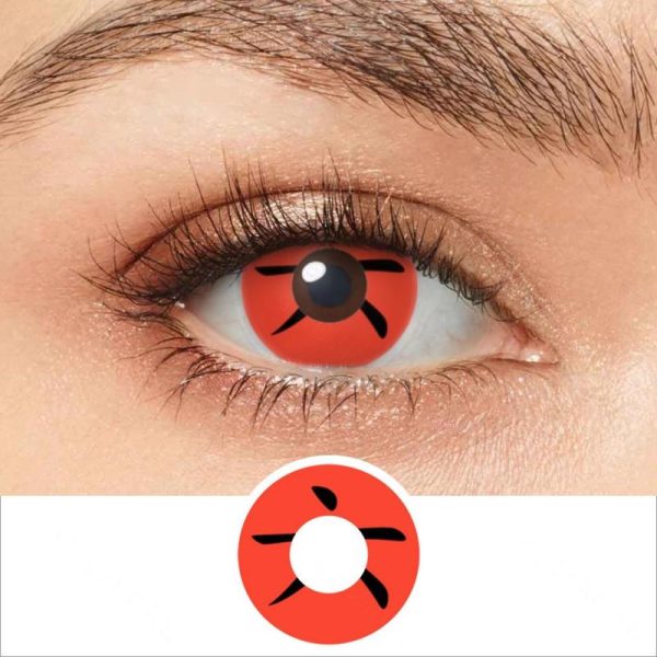 Eye Care Products |   Pseyeche Halloween Contact Lenses 1 Pair Yearly Disposable Soft Lenses Sharingan Contacts Cosplay Contact Lenses  Anime Eyes Lens Eye Care Products Eye Care Products