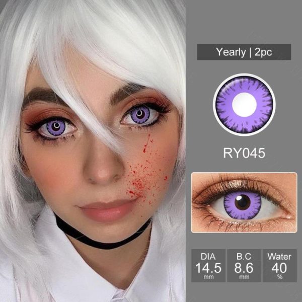 Eye Care Products |   Pseyeche Twilight Cosplay Contact Lenses  Demon Halloween Vampire Contact Lenses Red Lenses For Eyes Beauty Pupils Crazy Lenses Eye Care Products Eye Care Products