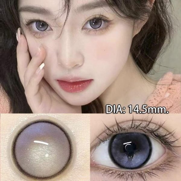 Eye Care Products |   Yimeixi 2Pcs Contact Lenses With Graded 14.5Mm Brown Comstic Contact Lenses Yearly Use Power Large Diameter Contacts For Eyes Eye Care Products Eye Care Products