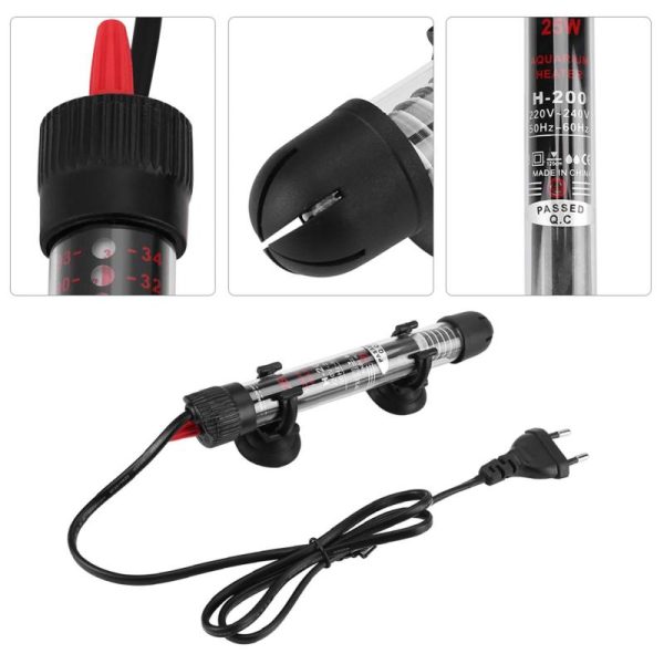 Fish & Aquatic Pets |   25W/50W/100W /200W/300W 220V  Aquarium Submersible Fish  Automatic Water Heater Eu Plug Fish & Aquatic Pets Fish & Aquatic Pets