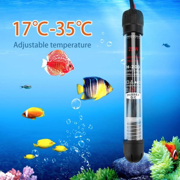 Fish & Aquatic Pets |   25W/50W/100W /200W/300W 220V  Aquarium Submersible Fish  Automatic Water Heater Eu Plug Fish & Aquatic Pets Fish & Aquatic Pets