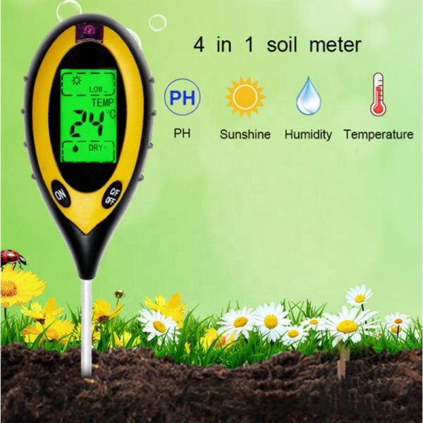 Fish & Aquatic Pets |   High Precision Plants Soil Survey Instrument Light / Tempreture / Humidity / Ph 4-In-1 Soil Fish & Aquatic Pets Fish & Aquatic Pets