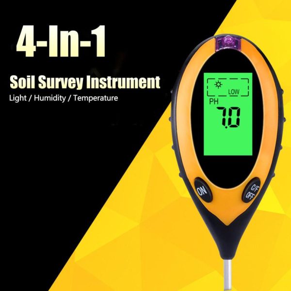 Fish & Aquatic Pets |   High Precision Plants Soil Survey Instrument Light / Tempreture / Humidity / Ph 4-In-1 Soil Fish & Aquatic Pets Fish & Aquatic Pets