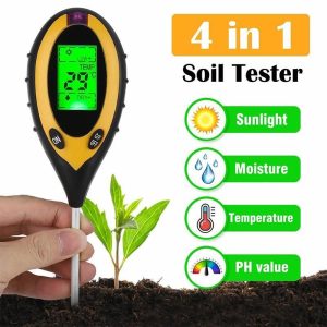 Fish & Aquatic Pets |   Soil Analysis Tester Lcd Digital Soil Ph Tester Moisture Meter Soil Temperature Tester Soil Sunlight Monitor Hygrometer Ph Plant Flower Meter Fish & Aquatic Pets Fish & Aquatic Pets