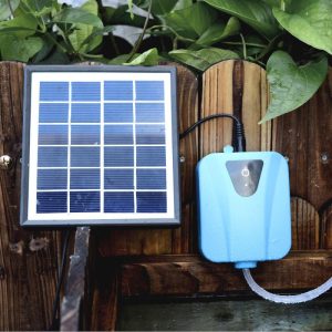 Fish & Aquatic Pets |   Solar Powered/Dc Charging Oxygenator Water Oxygen Pump Pond Aerator With Air Stone Aquarium Air Pump Fish & Aquatic Pets Fish & Aquatic Pets