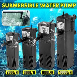 Fish & Aquatic Pets |   Upgrade Aquarium Filter Submersible Power Internal Filters For Fish Tank Filter Pump 3 In 1 Spray Flow Biological Filters 3W/4W/8W/22W Fish & Aquatic Pets Fish & Aquatic Pets